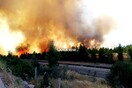 Φωτιά στο Μαρτίνο Φθιώτιδας- Εκτροπή κυκλοφορίας στην εθνική οδό Αθηνών- Λαμίας
