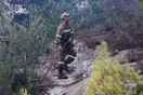 Kρήτη: Μεγάλη φωτιά στις Κορφές - Ισχυροί άνεμοι στην περιοχή