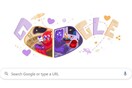 H Google γιορτάζει τον Άγιο Βαλεντίνο με ένα «διαστημικό» Doodle