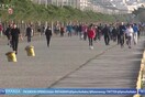 Θεσσαλονίκη: Δεκάδες κάτοικοι ξανά στην παραλία - Μπεχράκης: «Αλλοπρόσαλλες συμπεριφορές»