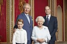 Η Ελισάβετ και οι τρεις διάδοχοι του βρετανικού θρόνου: Το πορτρέτο που εγκαινιάζει τη νέα δεκαετία