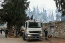 Πυρκαγιά σε κτίριο μέσα στο Άλσος Καισαριανής