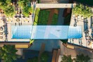 First Swimmers Test Out London's 115 Foot High 'Sky Pool'