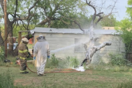 A Texas man mowing his lawn was killed after he was attacked by an aggressive swarm of bees
