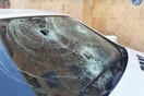 Ρόδος: Η στιγμή που ο υπαστυνόμος καταστρέφει το αυτοκίνητο του αστυνομικού διευθυντή - Βίντεο
