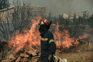 Φωτιά στην Κερατέα κοντά σε σπίτια - Μεγάλη επιχείρηση της πυροσβεστικής