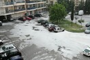 Ξάνθη: Ισχυρή καταιγίδα και χαλαζόπτωση- Πλημμύρισαν δρόμοι