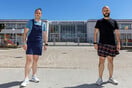 Male Teachers Are Wearing Skirts To Class In Order To Protest This Student Getting Expelled Over It