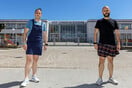 Male Teachers Are Wearing Skirts To Class In Order To Protest This Student Getting Expelled Over It