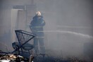 Εύβοια: Με εγκαύματα άνδρας μετά από φωτιά στο σπίτι του στον Νέο Πύργο - Η κατοικία κάηκε ολοσχερώς