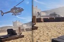 Μύκονος: Ελικόπτερο επιχειρηματία προσγειώθηκε μέσα σε beach bar [ΒΙΝΤΕΟ]