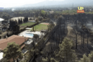 Πτήση με drone πάνω από την Βαρυμπόμπη: Εικόνες καταστροφής από το πέρασμα της φωτιάς