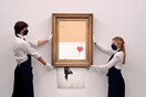Βρετανία: Το μισοκατεστραμμένο έργο του Banksy «Το Κορίτσι με το Μπαλόνι» πωλήθηκε αντί 21,8 εκατ. ευρώ από τον Sotheby's, νέα τιμή ρεκόρ για έργο του καλλιτέχνη	