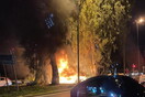 Σοκαριστικό τροχαίο στην Βούλα: Ferrari τυλίχθηκε στις φλόγες