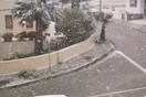 Κύπρος: Εντυπωσιακά βίντεο από τη χιονισμένη Λευκωσία