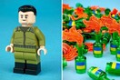 Έφτιαξαν Lego φιγούρες Ζελένσκι και βόμβες μολότοφ- Ξεπούλησαν, τα έσοδα θα πάνε στους Ουκρανούς