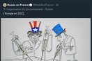 Οργή στη Γαλλία για το tweet της ρωσικής πρεσβείας με σκίτσο για την Ευρώπη - Κάλεσαν τον πρέσβη για εξηγήσεις