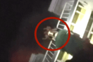 Αστυνομικός σκαρφάλωσε σε μπαλκόνια, για να απεγκλωβίσει μωρό από φλεγόμενο κτίριο