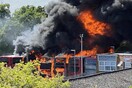 Φωτιά σε γκαράζ λεωφορείων στο Λονδίνο