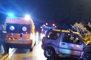 Μετωπική σύγκρουση οχημάτων στην Καλαμαριά - Έξι τραυματίες, μεταξύ αυτών παιδιά