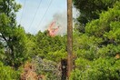 Φωτιά στη Λευκάδα- Ανάμεσα από Πόρτο Κατσίκι και Εγκρεμνούς