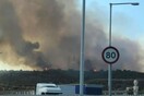 Μεγάλη φωτιά στη Μάνδρα- Εκκενώνονται οι οικισμοί Νέα Ζωή και Νέος Πόντος