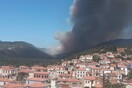 Λέσβος: Αναζωπύρωση της φωτιάς στην περιοχή Λαγκάδα - Η ΕΛ.ΑΣ προετοιμάζει κατοίκους για εκκένωση