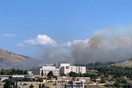Φωτιά στη Χαλκίδα - Στη «μάχη» με τις φλόγες και εναέρια μέσα
