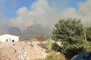 Μαίνεται η φωτιά στα Βασιλικά Κέρκυρας - Εντολή εκκένωσης οικισμού από το 112