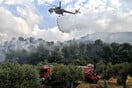 Σε ύφεση η φωτιά στην Κέρκυρα- Καλύτερη εικόνα από την πυρκαγιά στην Αμαλιάδα