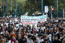 Εξάρχεια: Εικόνες από την πορεία ενάντια στην κατασκευή σταθμού Μετρό