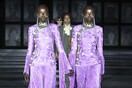 Gucci dresses 68 identical twins in matching finery at Milan