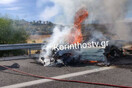 Tροχαίο στην εθνική οδό Αθηνών-Κορίνθου: Δύο νεκροί και ένας τραυματίας