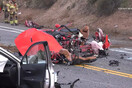 Καλιφόρνια: Ferrari κόπηκε στα δύο μετά από σφοδρή σύγκρουση τριών οχημάτων