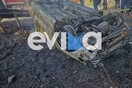 Τροχαίο στην Εύβοια: Απανθρακώθηκε 33χρονη - Το όχημα ανατράπηκε και άρπαξε φωτιά
