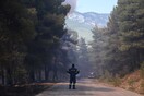 Φωτιά στο Μαυροβούνι Αγίων Θεοδώρων - Σηκώθηκαν τρία εναέρια μέσα