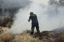 Φωτιά στην Κάρυστο: Εκκενώνονται τέσσερις οικισμοί- Μήνυμα από το 112