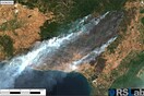 Δορυφορικές εικόνες των καμένων εκτάσεων στην Αλεξανδρούπολη