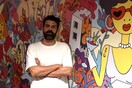 Το ολοκαίνουργιο έργο του street artist b. στη στοά του Moxy Athens City