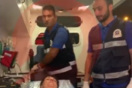 Πρώτες εικόνες από την απελευθέρωση των δύο ομήρων της Χαμάς