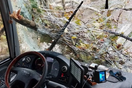 Σοβαρές καταστροφές από την κακοκαιρία: Αναποδογύρισαν αμάξια στην Ξάνθη, ανεμοστρόβιλος στη Χαλκιδική 