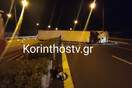 Φορτηγό αναποδογύρισε και έκλεισε την Εθνική