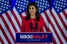 Super Τρίτη: Η Νίκι Χέιλι ανακοινώνει την απόσυρσή της από την κούρσα για το χρίσμα του ρεπουμπλικανικού κόμματος