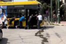 Πολίτες έσπρωχναν τρόλεϊ που έμεινε πάνω στη Συγγρού