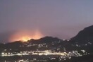 Ανεξέλεγκτη η φωτιά στη Σέριφο - 4 πυροσβέστες προσπαθούν για την κατάσβεση