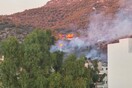 Φωτιά τώρα κοντά σε σπίτια στην Άνω Γλυφάδα
