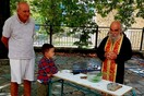 Αγιασμός με έναν μαθητή σε χωριό των Αγράφων