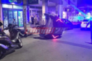 Τροχαίο στην Πάτρα: Τούμπαρε στην μέση του δρόμου αφού πρώτα 