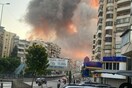 Χάος στη Βηρυτό μετά την επίθεση του Ισραήλ: Δύο νεκροί, πάνω από 70 τραυματίες, ισοπεδώθηκαν κτήρια