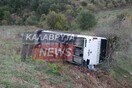 Αχαΐα: Λεωφορείο με 15 επιβάτες έπεσε σε χαράδρα - Ανάμεσά τους 6 μαθητές